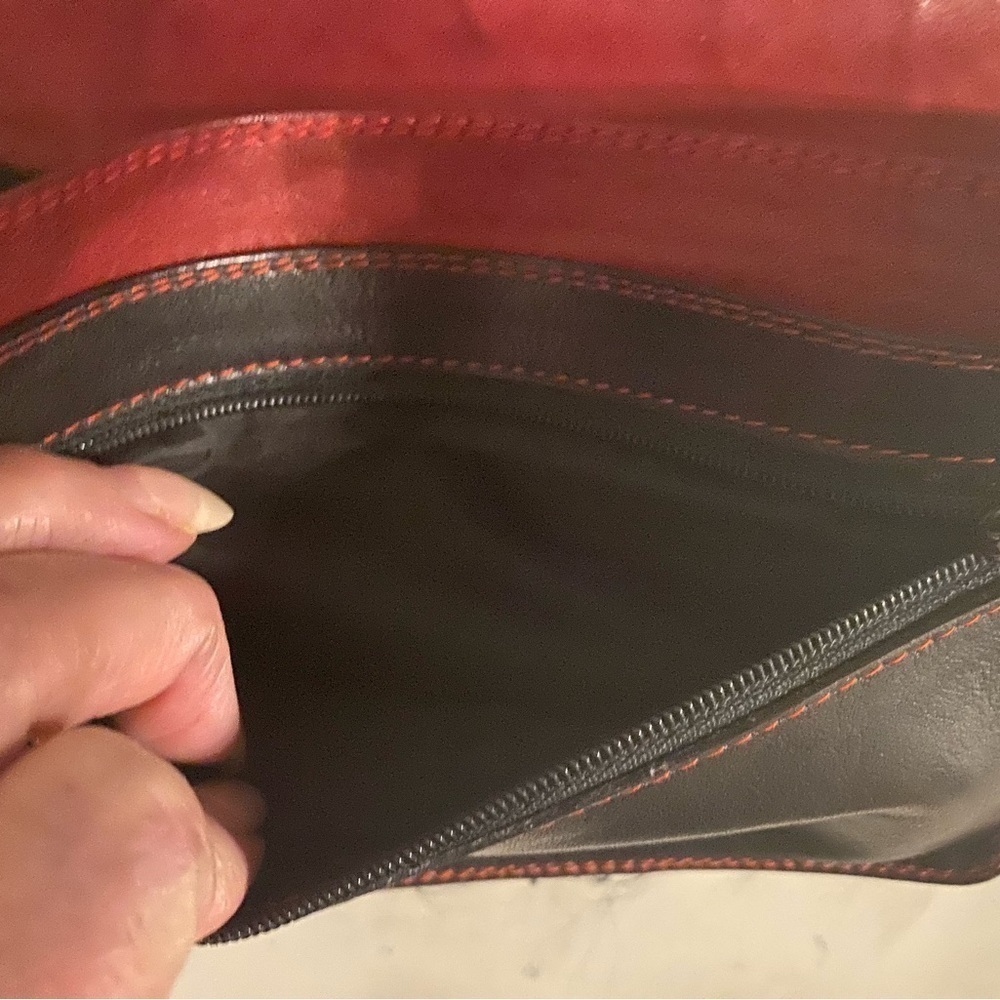 Genuine all black leather wallet L@@K - Picture 3 of 8